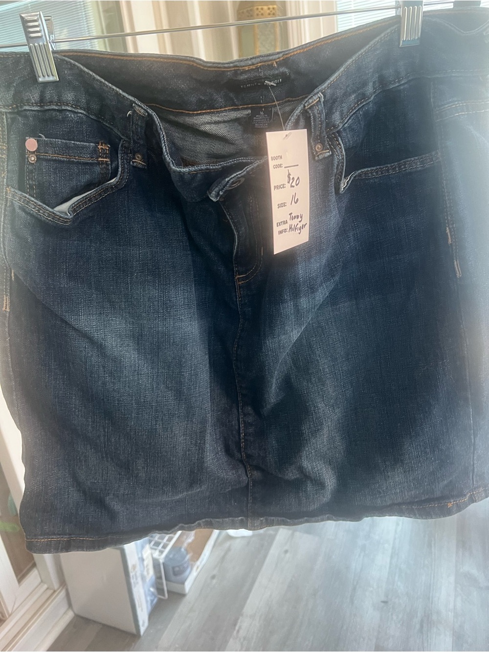 Classic Dark Blue Women Jeans Skirt - Tommy Hilfiger